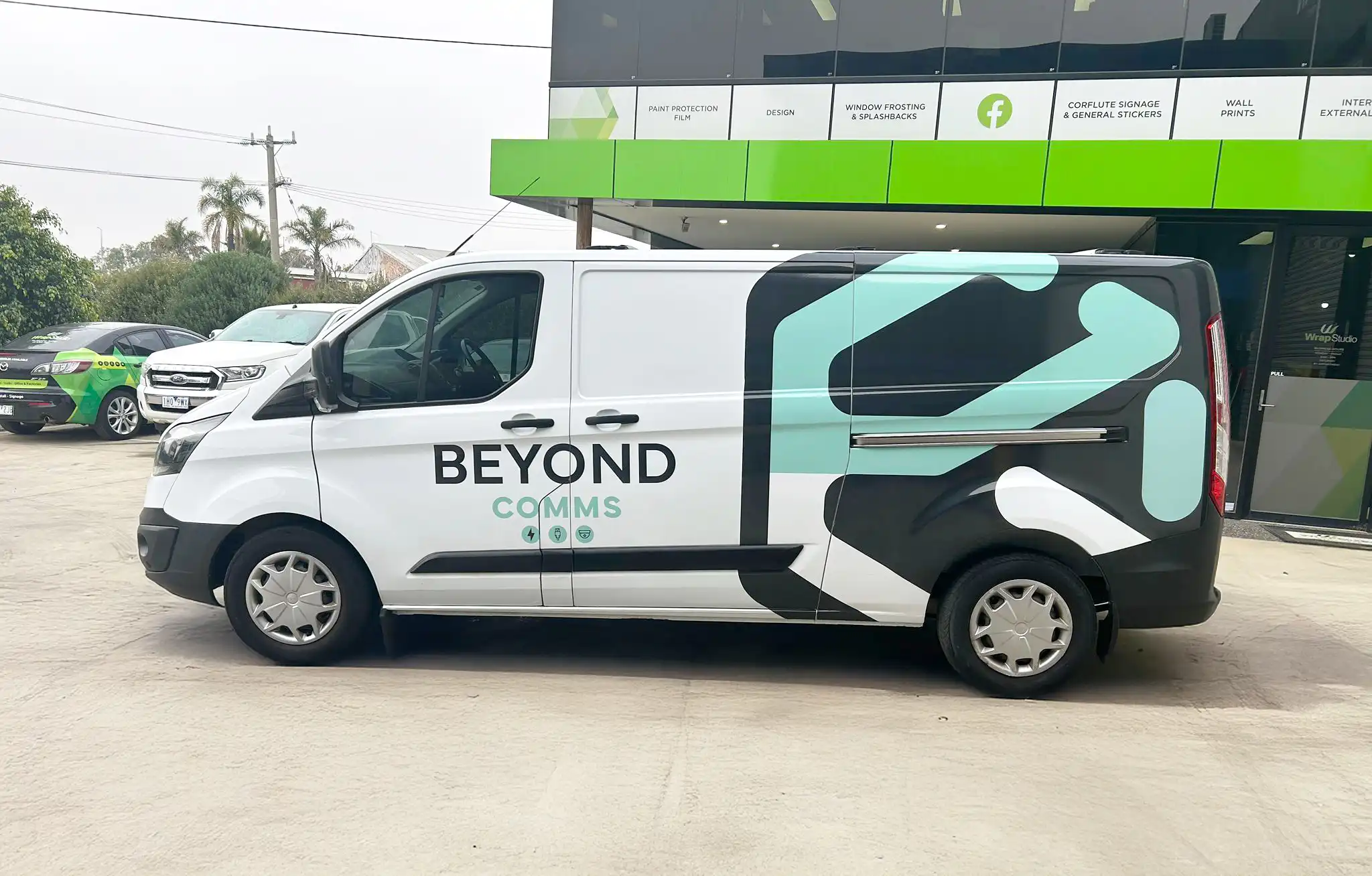 beyond comms van signage